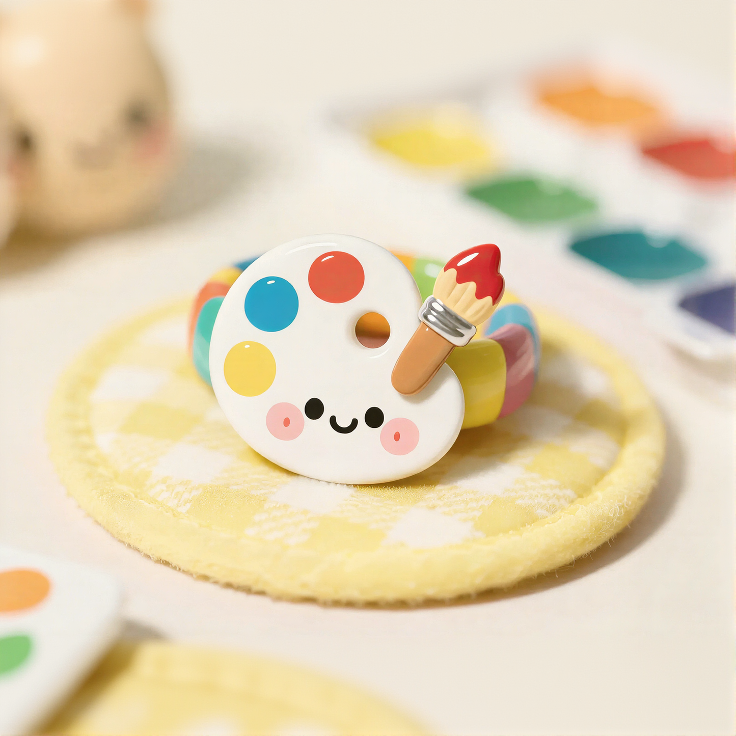 Kawaii Artist Palette Rings