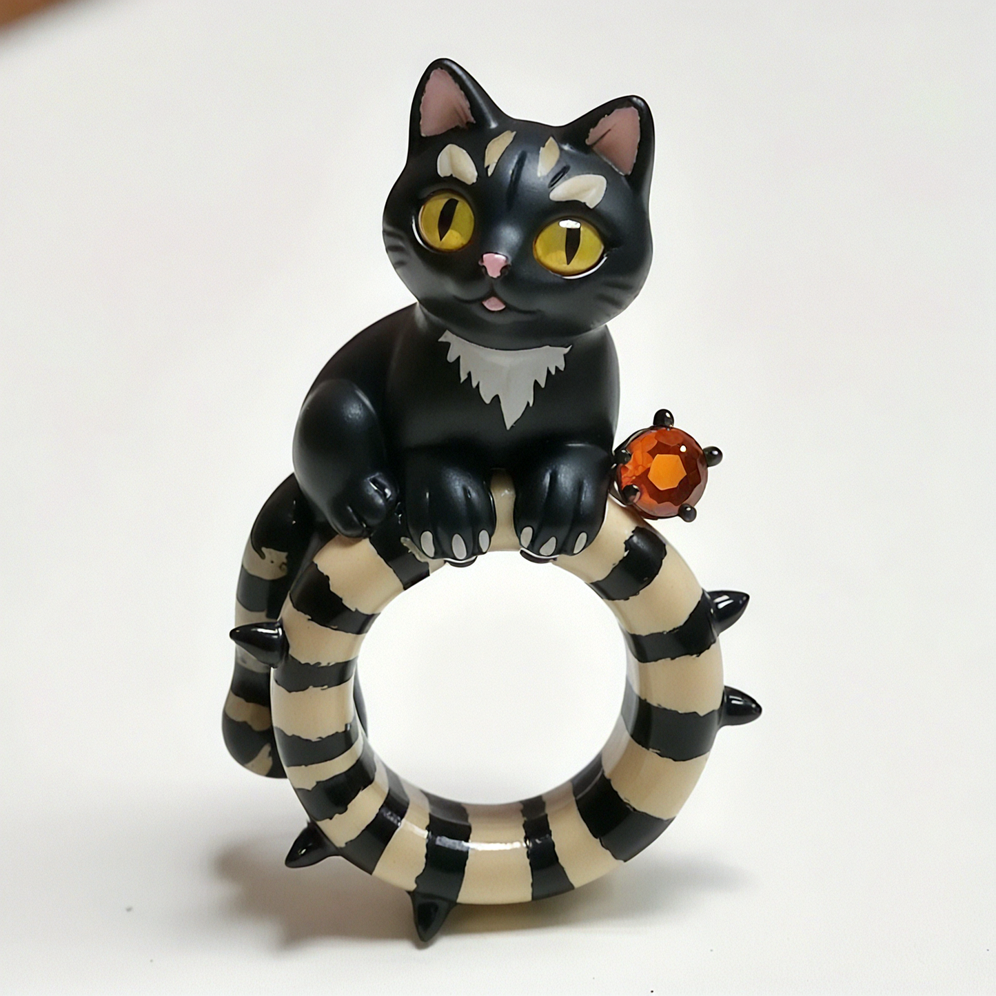 Black Cat Resin Rings