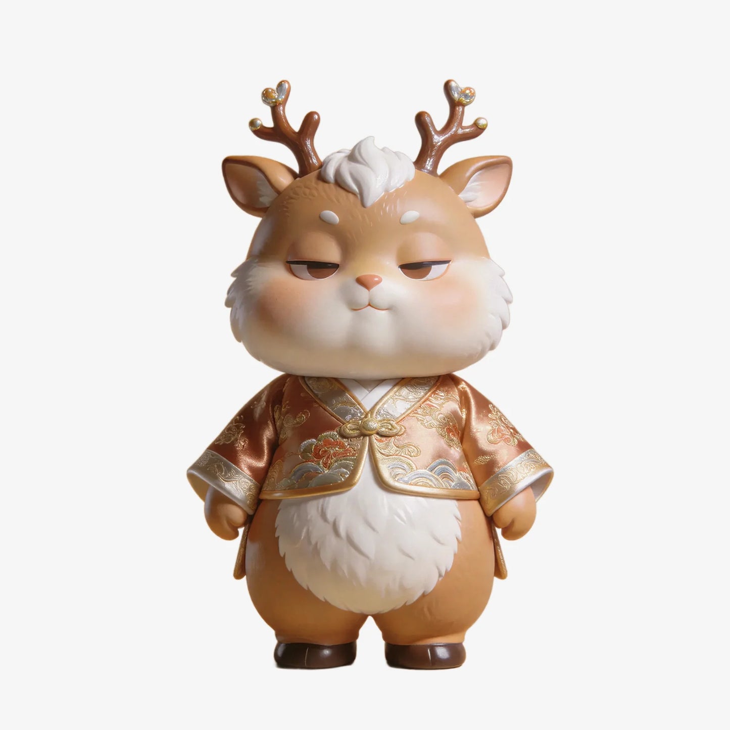 Chinese Style Cute Deer Figurine