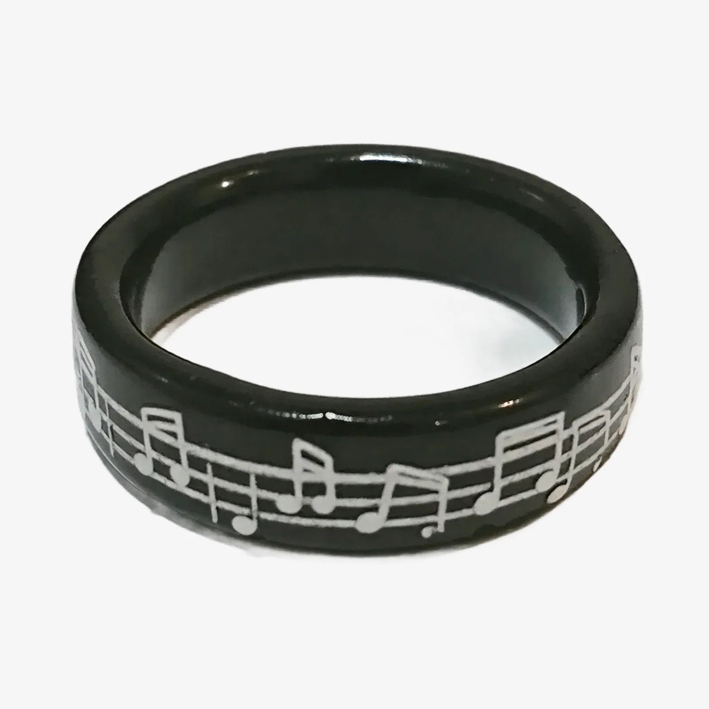 Music Note Black Rings