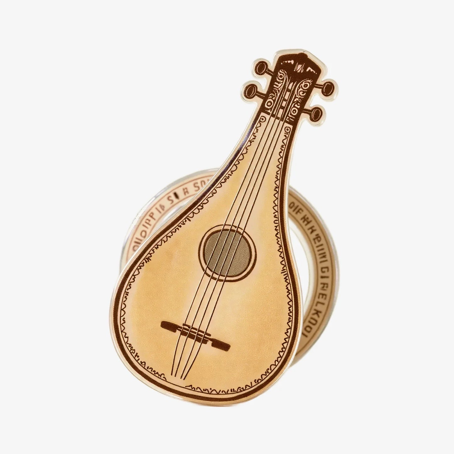 Classical Instrument Shape Phone Grip Stand