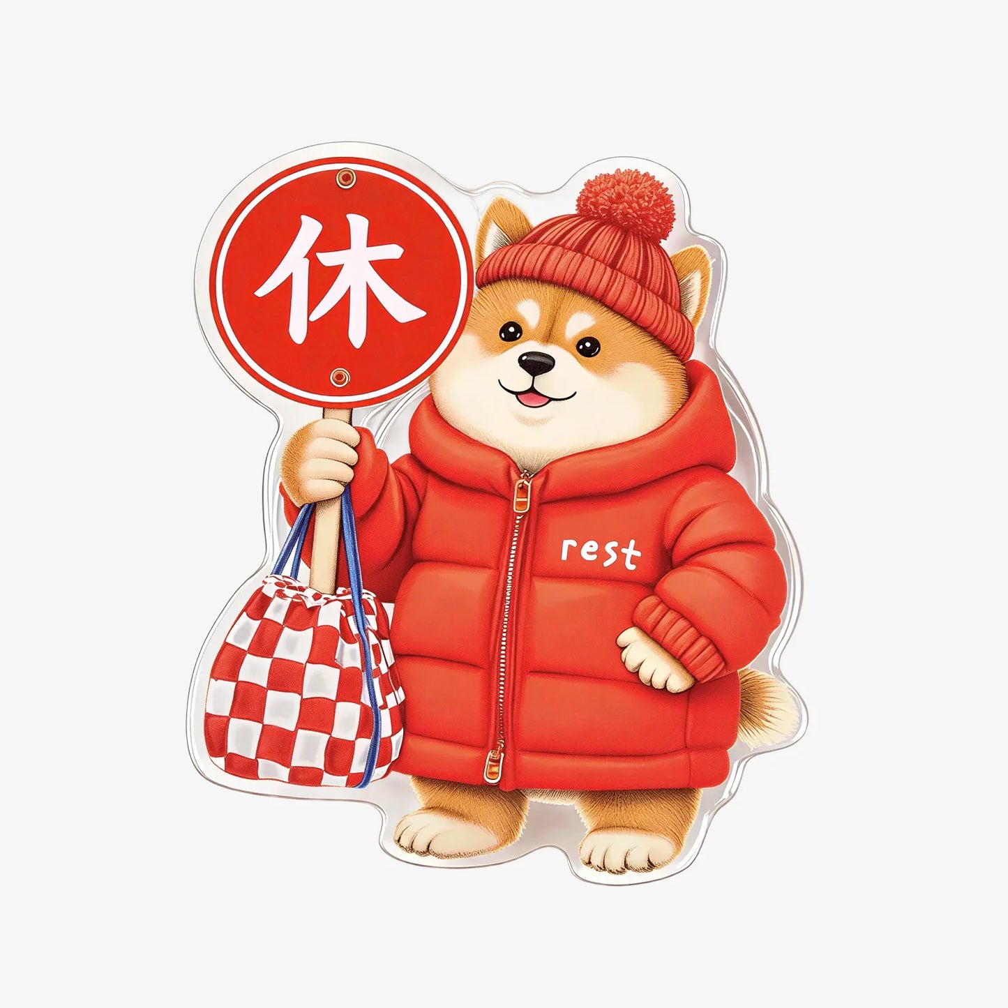 Cute Dog Casual Style Phone Grip Stand
