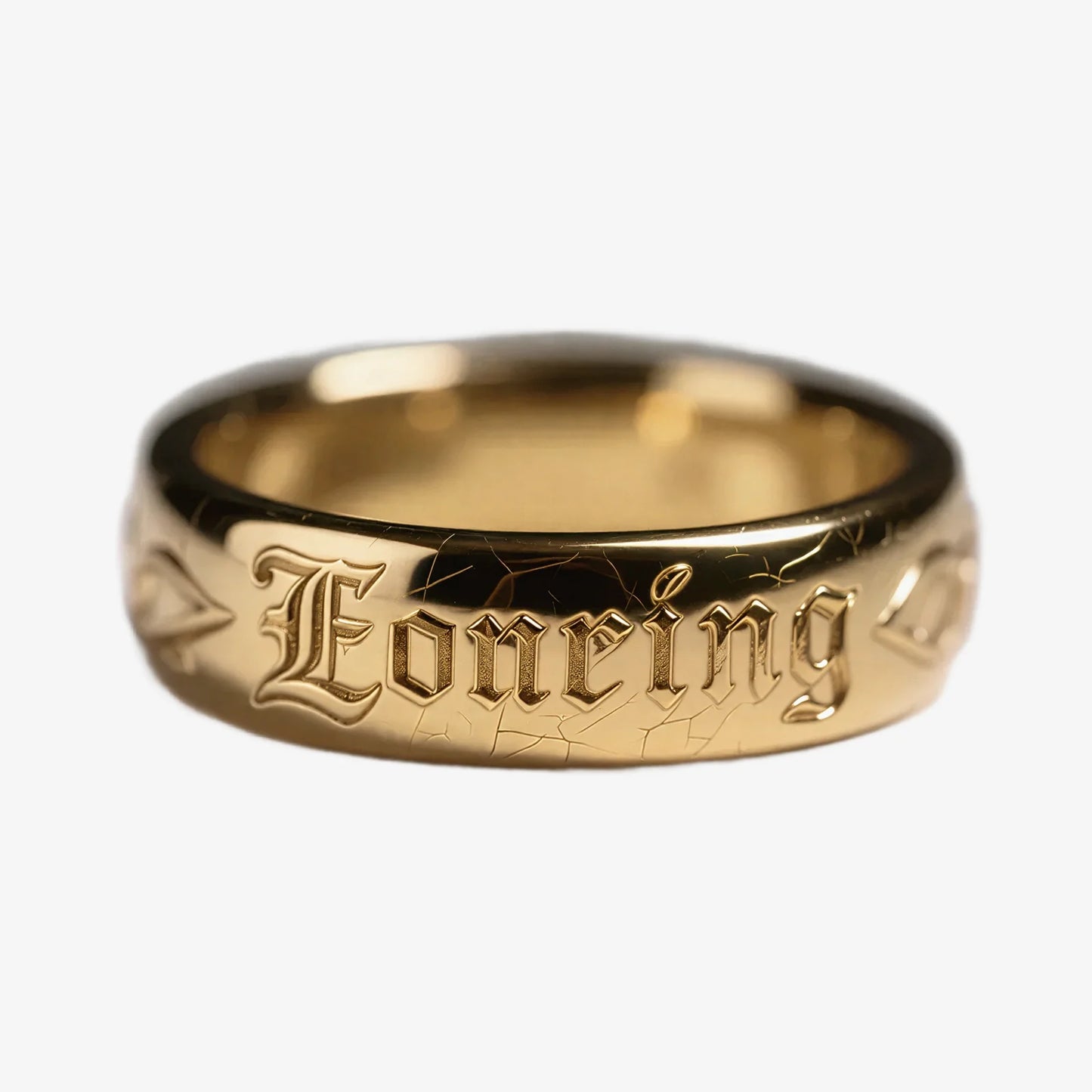 Gothic Letter Ring