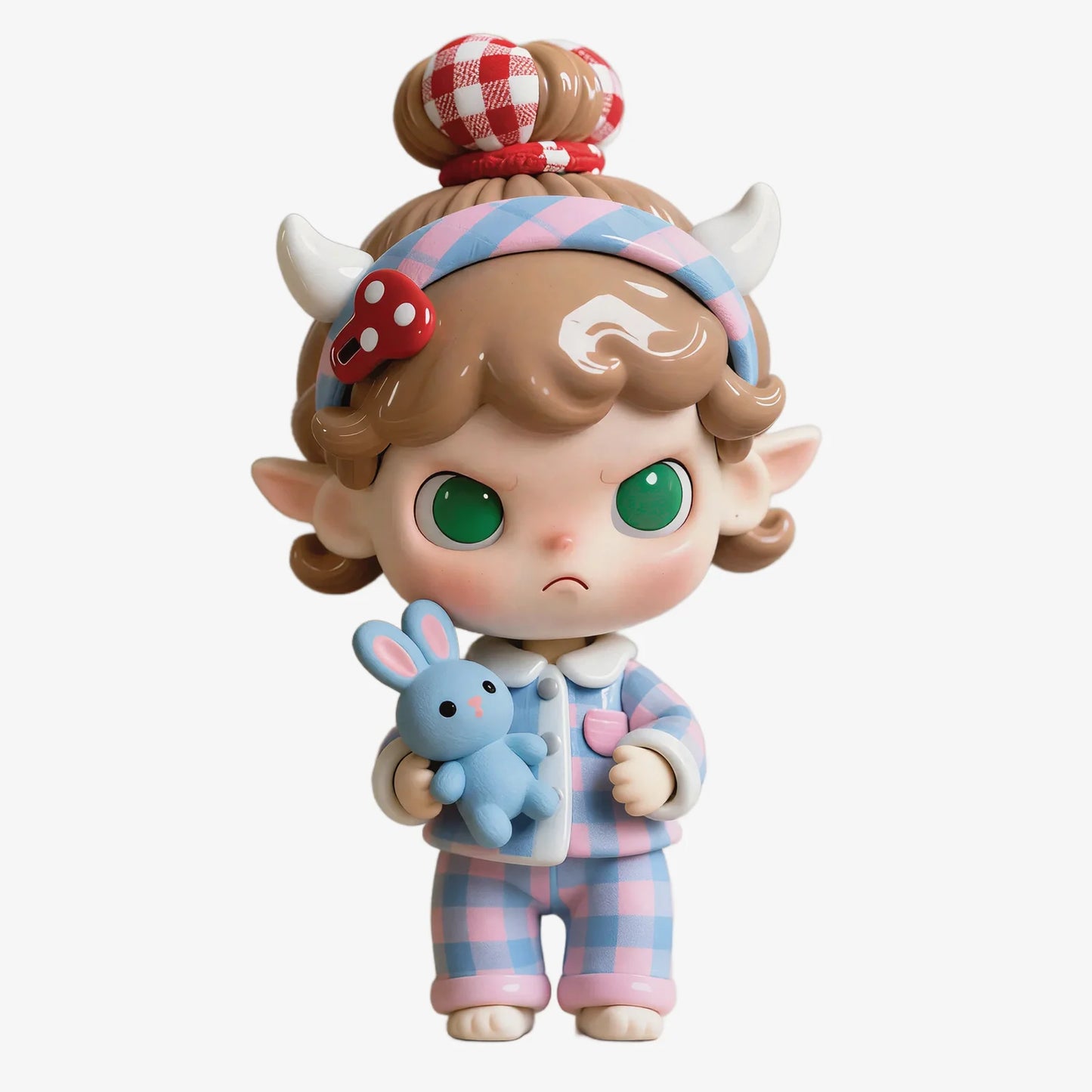 Check Pajamas Elf Figurine
