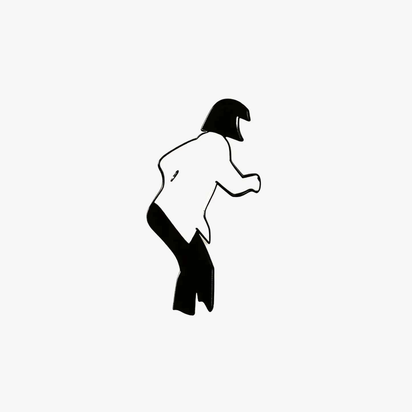 Dynamic Silhouette Fridge Magnet
