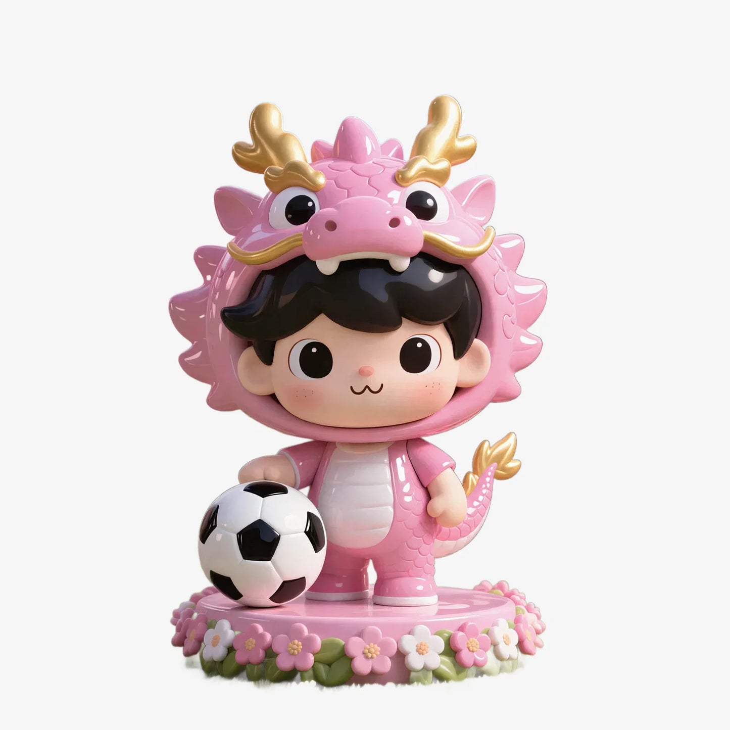 Pink Dragon Cute Figurine