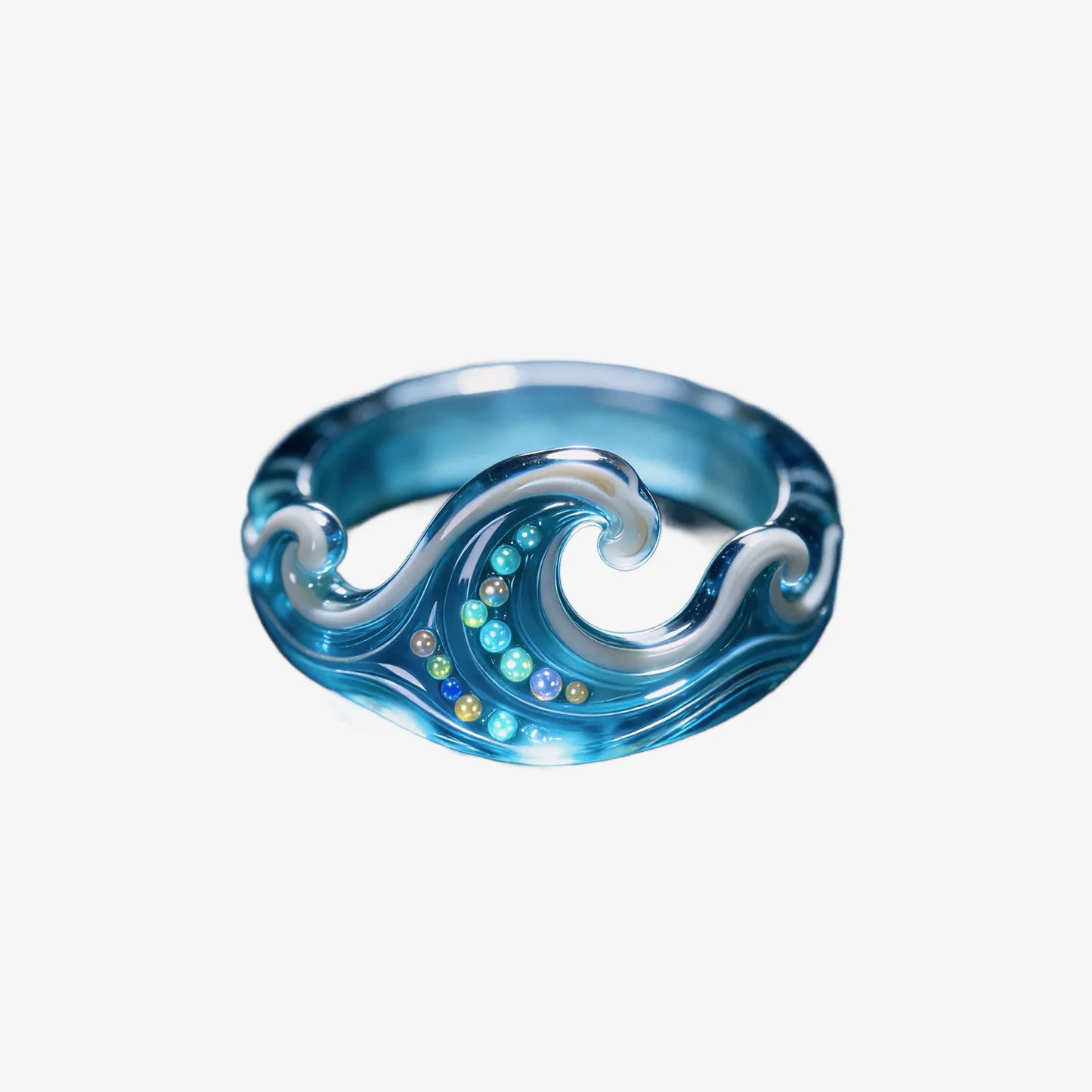 Wave Shaped Rings