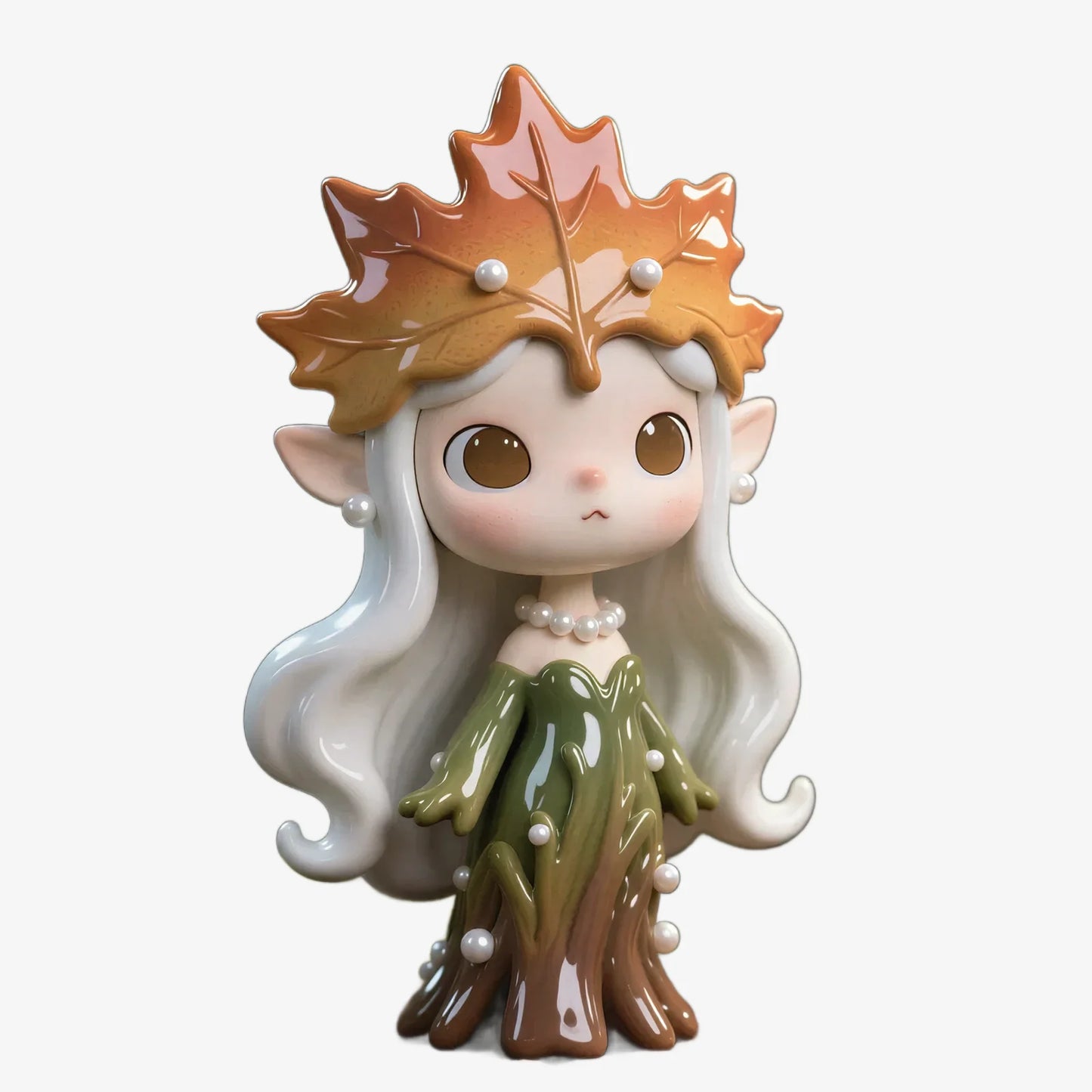 Maple Leaf Elf Figurines
