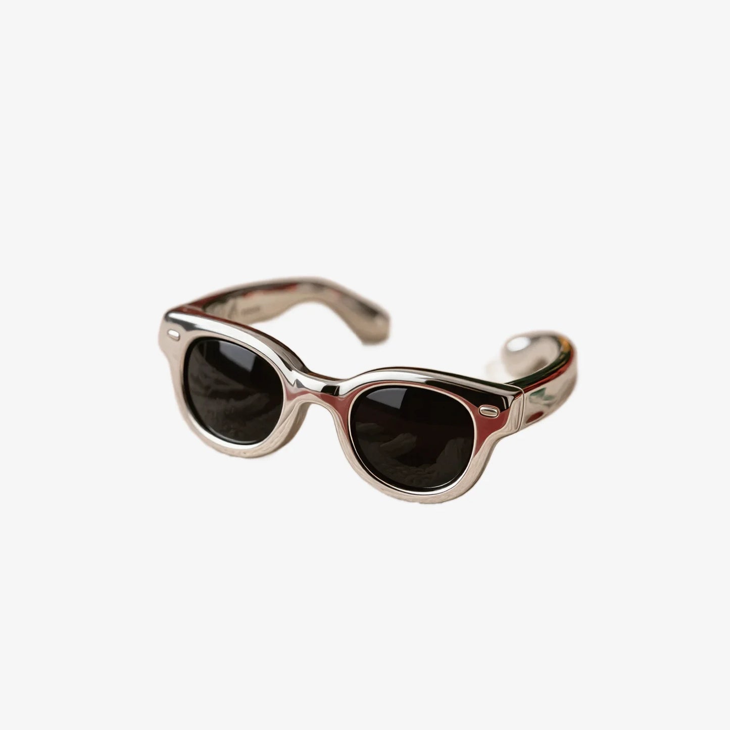 Vintage Silver Frame Sunglasses Rings