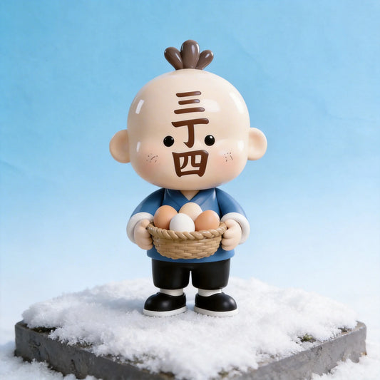 Cute Egg Baby Figurine