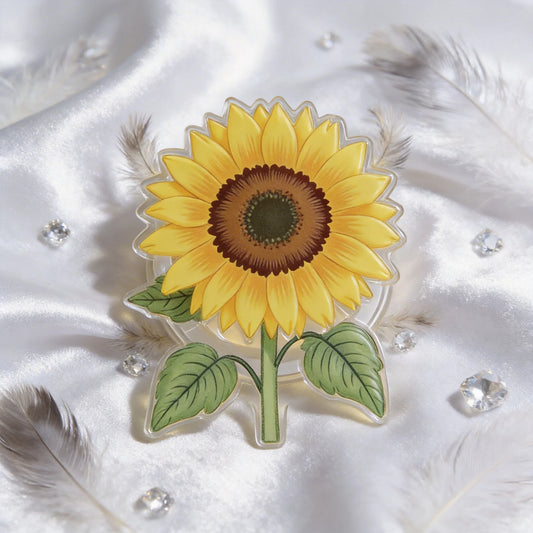 Sunflower Vitality Phone Grip Stand