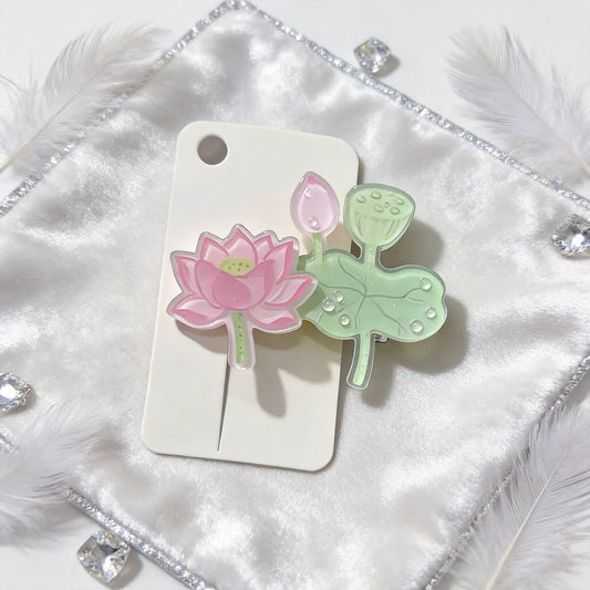 Fresh Lotus Style Hair Clip