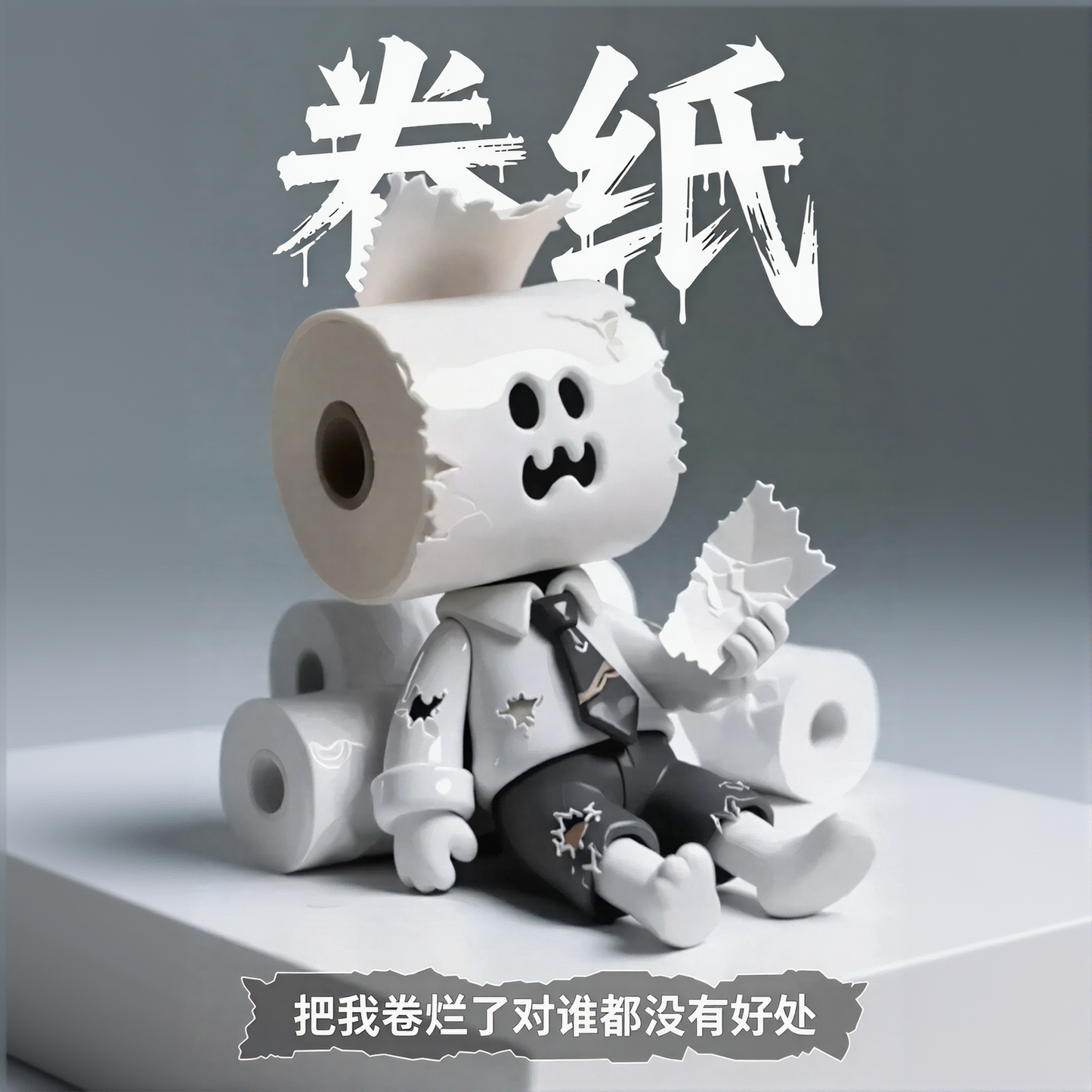 Toilet Paper Creative Figurine