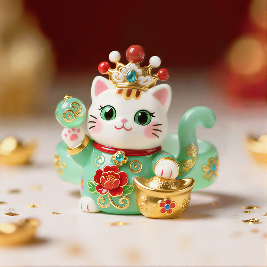 Wealth Lucky Cat Ring