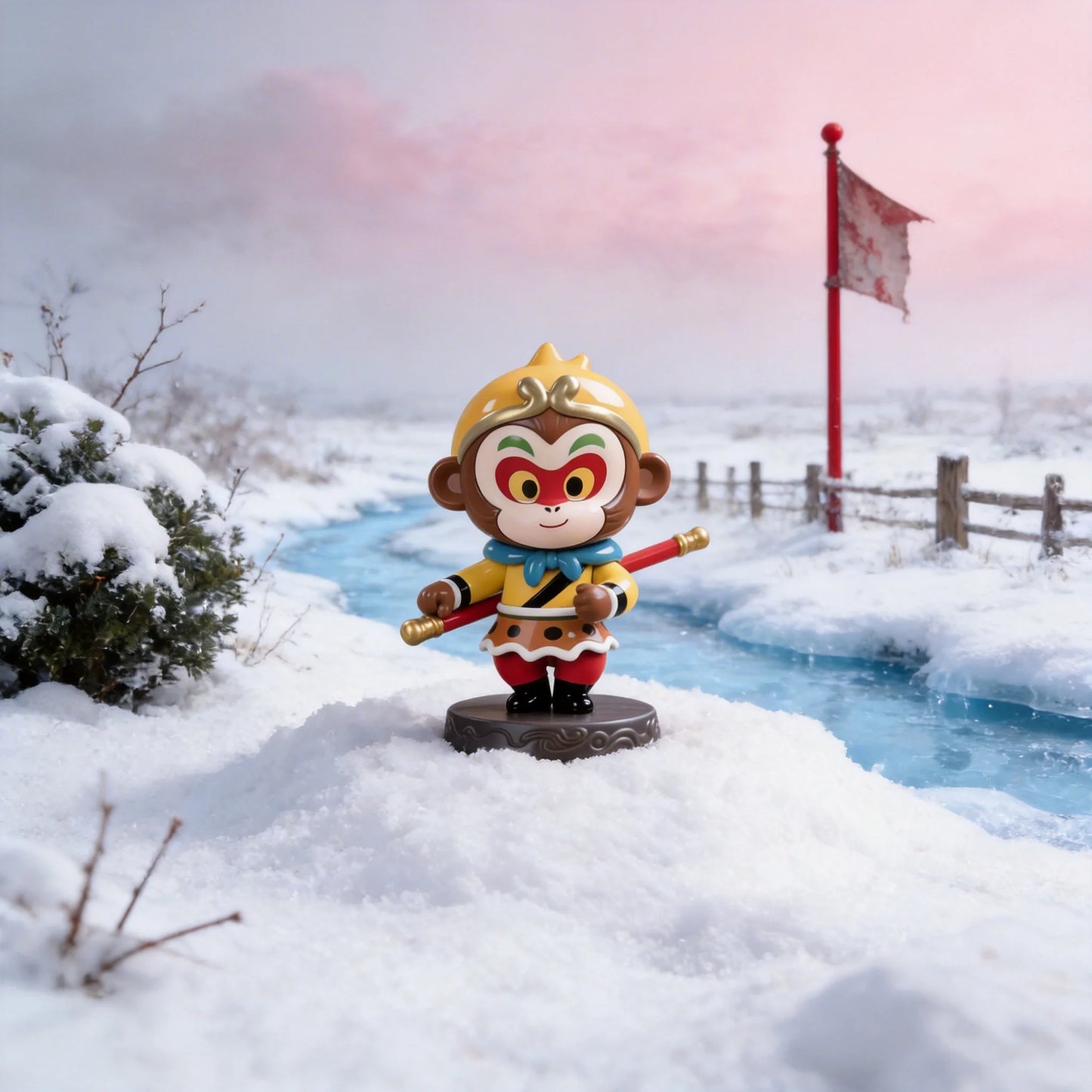 Cute Monkey Figurine