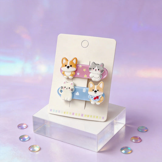 Cute Pet Cartoon Hair Clip