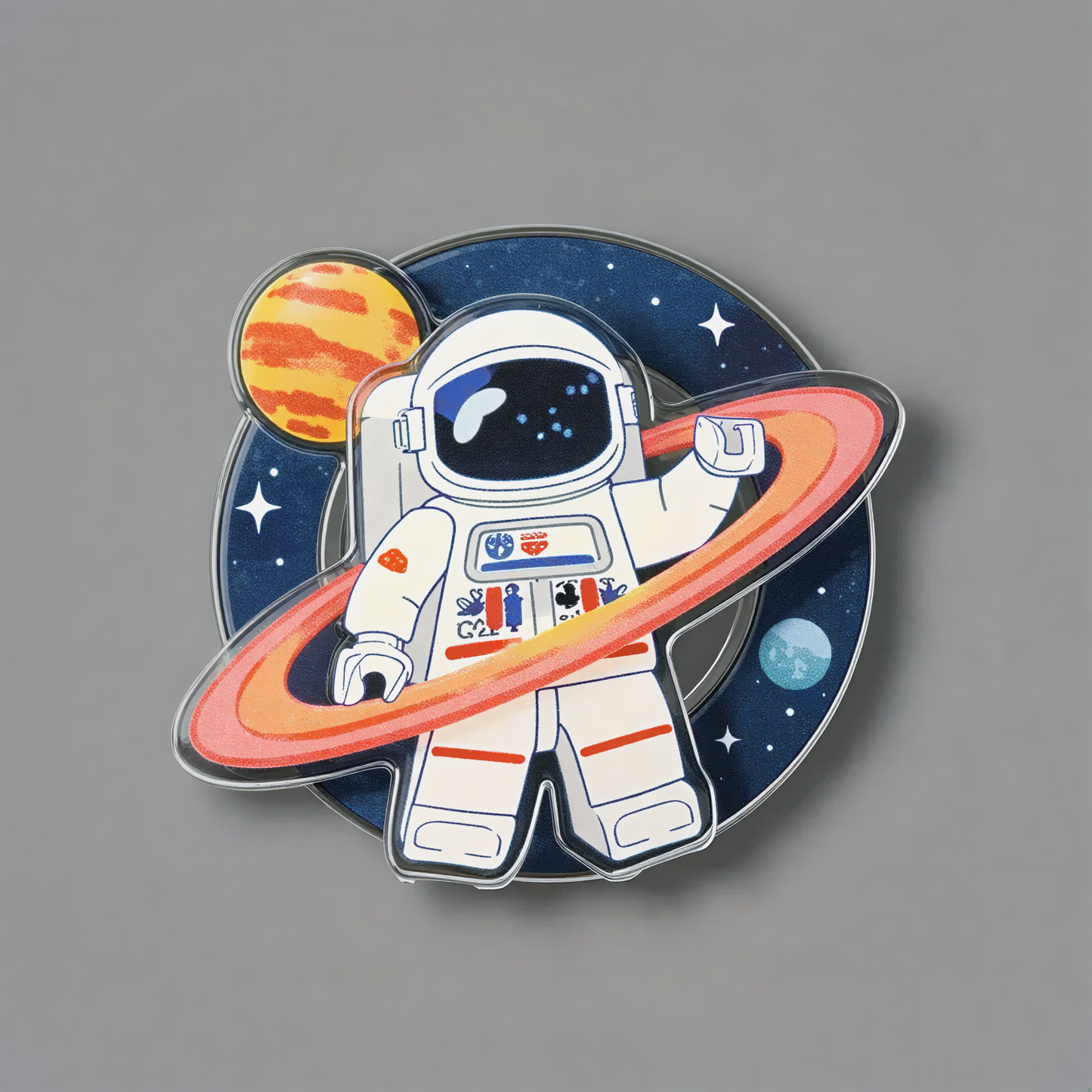 Space Astronaut Phone Grip Stand
