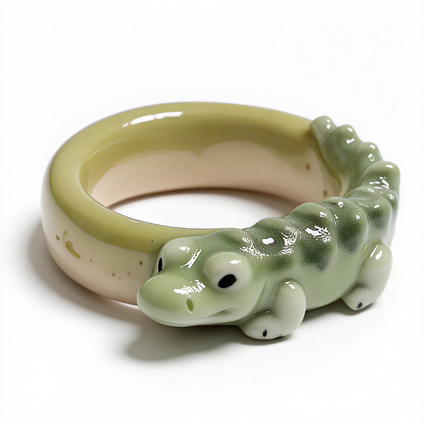 Crocodile Resin Ring Cute Alligator Anima Rings