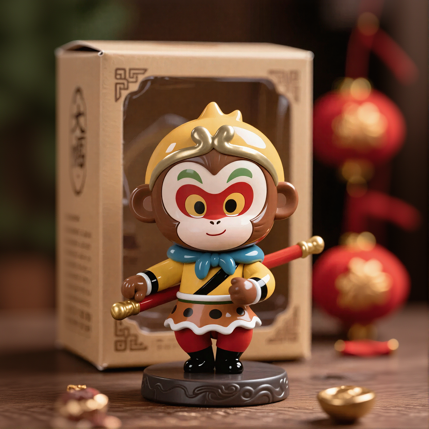 Cute Monkey Figurine