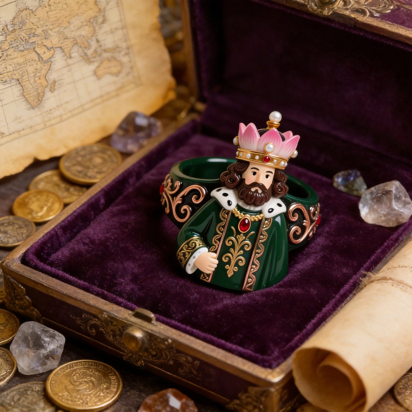 Gorgeous Crown Monarch Rings