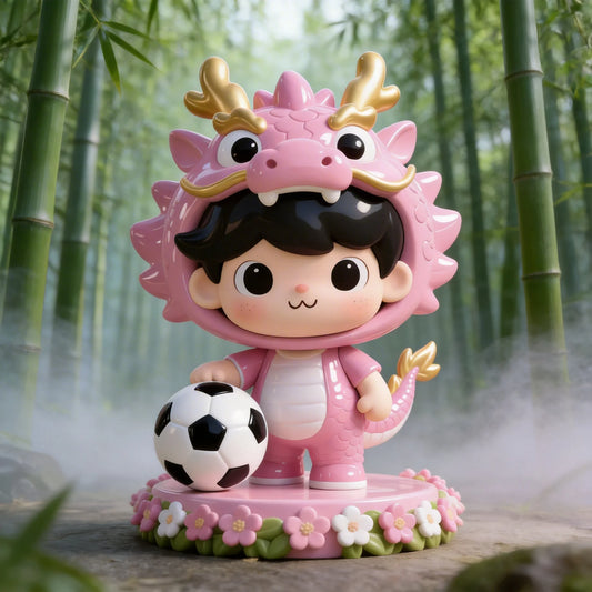 Pink Dragon Cute Figurine
