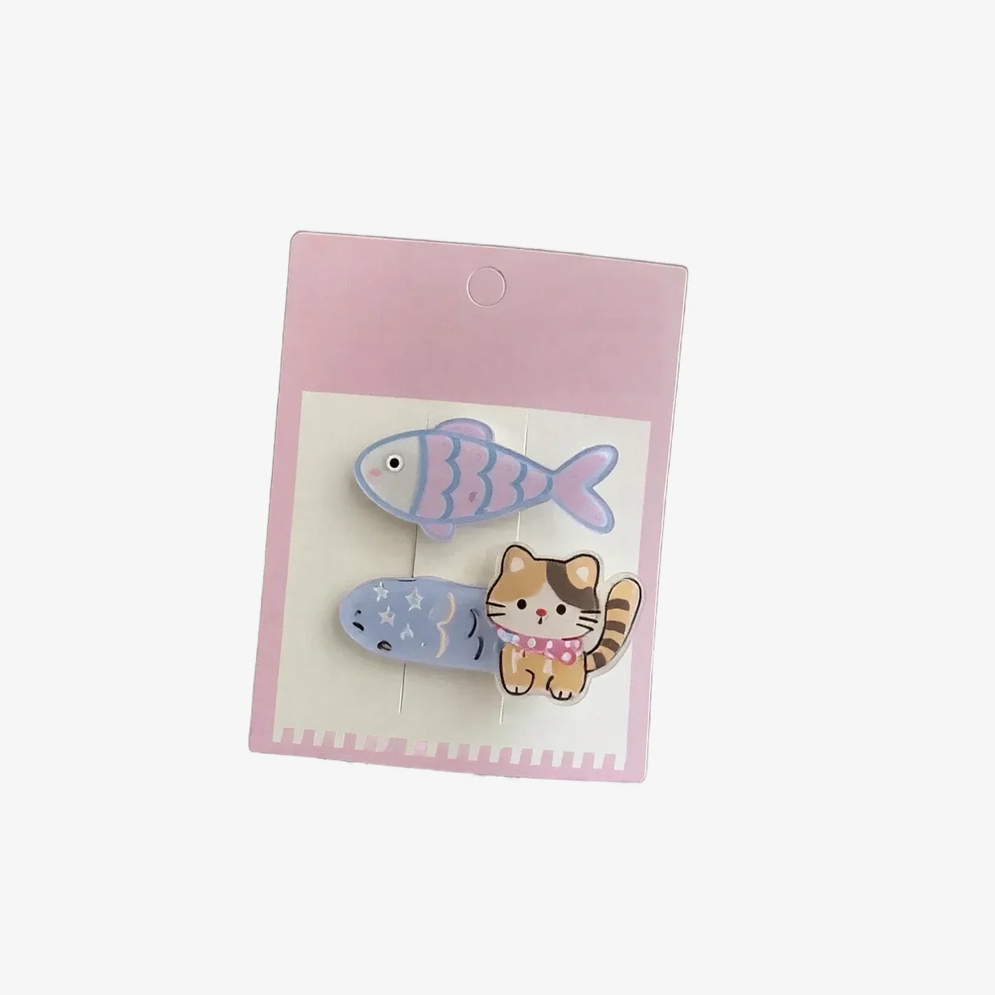 Cute Cat Fish Hair Clip