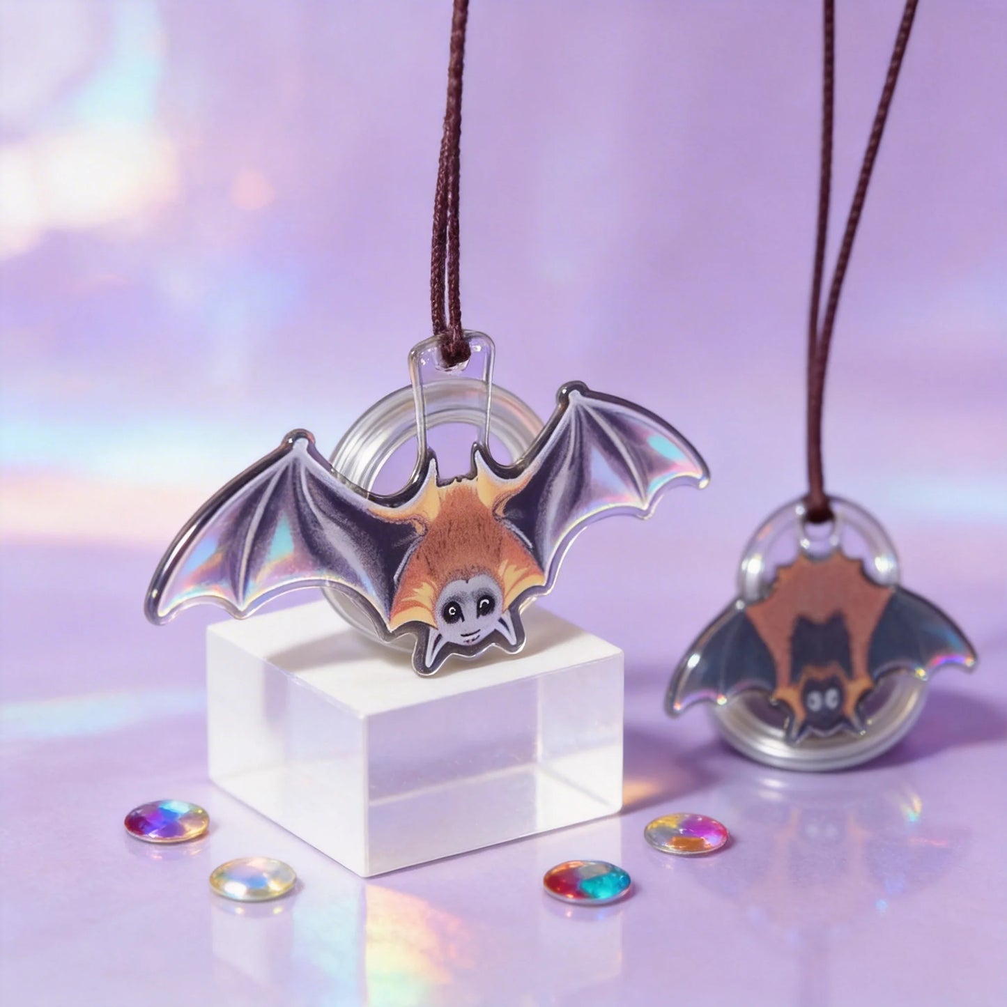 Cute Bat Shape Phone Grip Stand