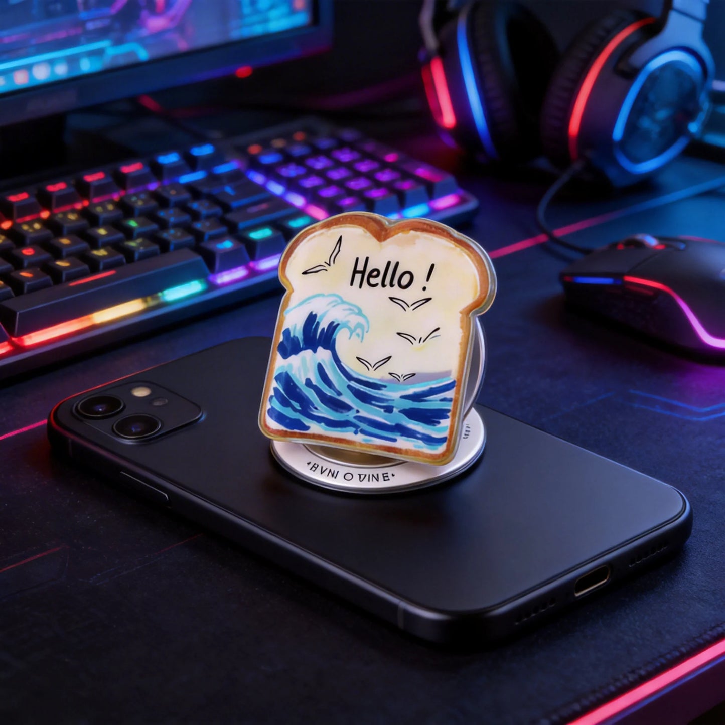 Wave Hello Phone Grip Stand