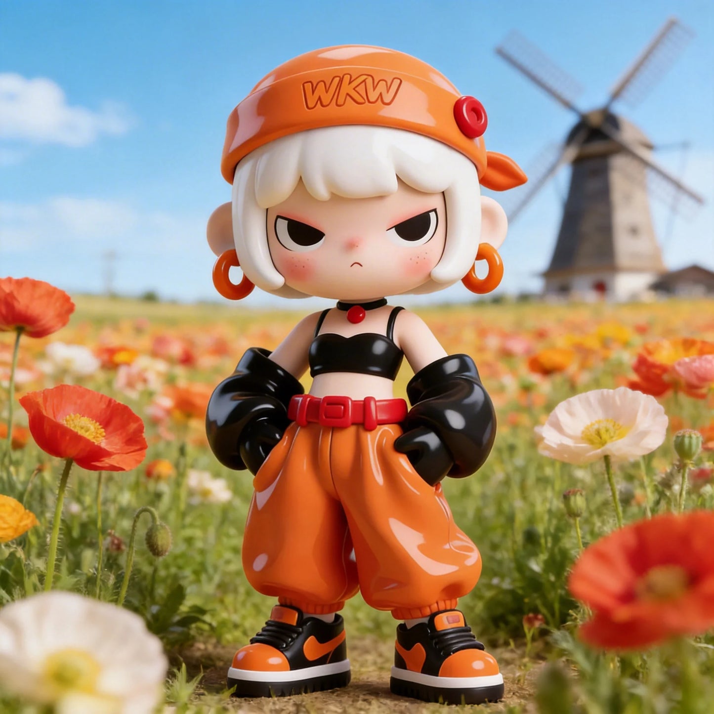 Trendy Hip-Hop Style Figurines