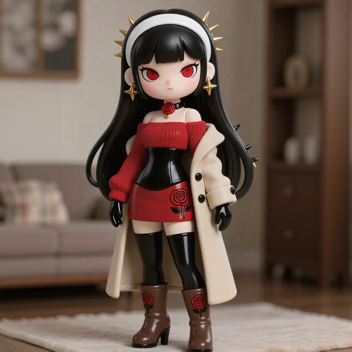 Rose Punk Figurine