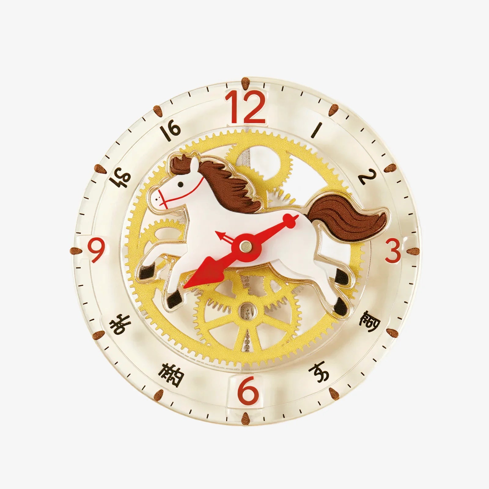 Gear Horse Clock Phone Grip Stand