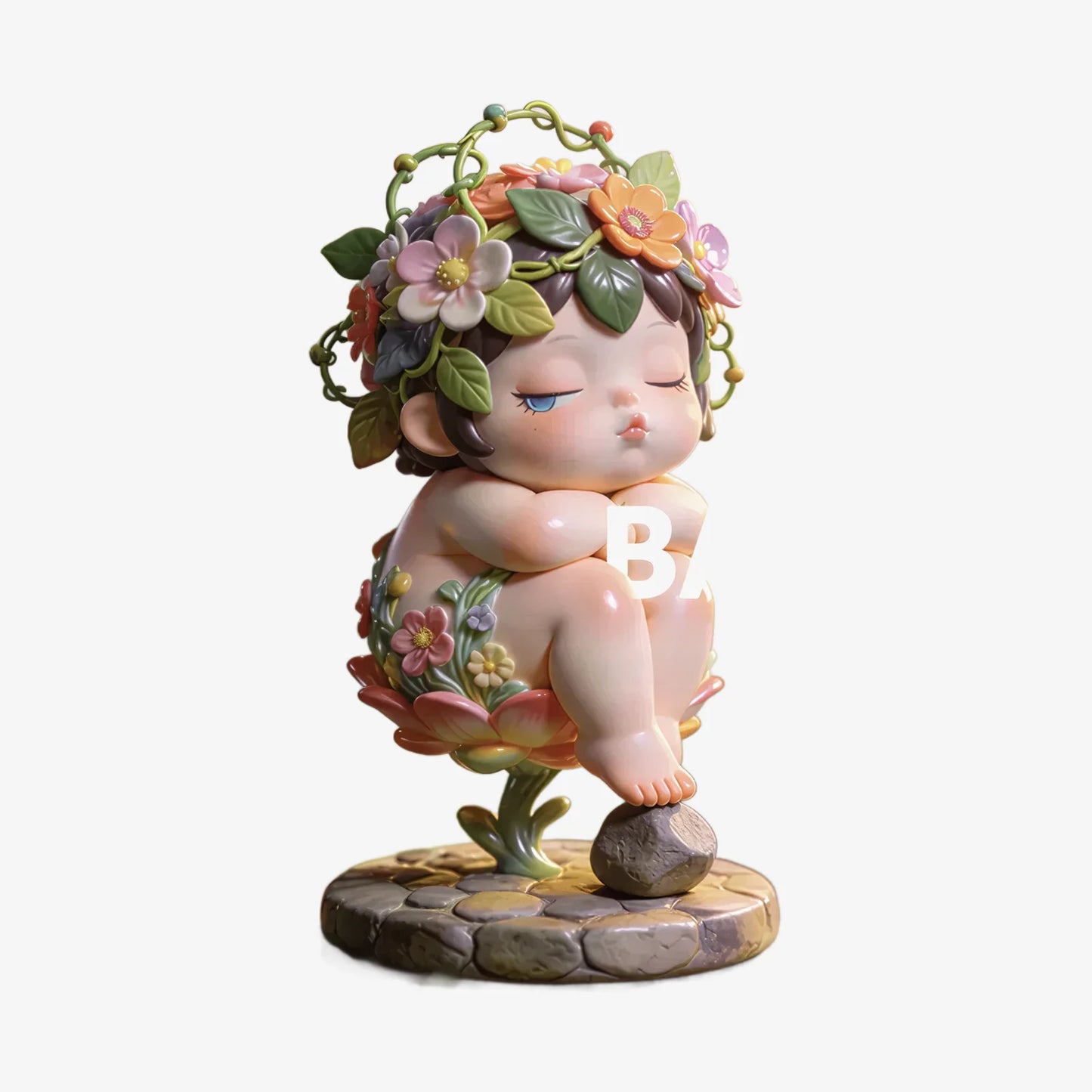 Floral Elf Figurine