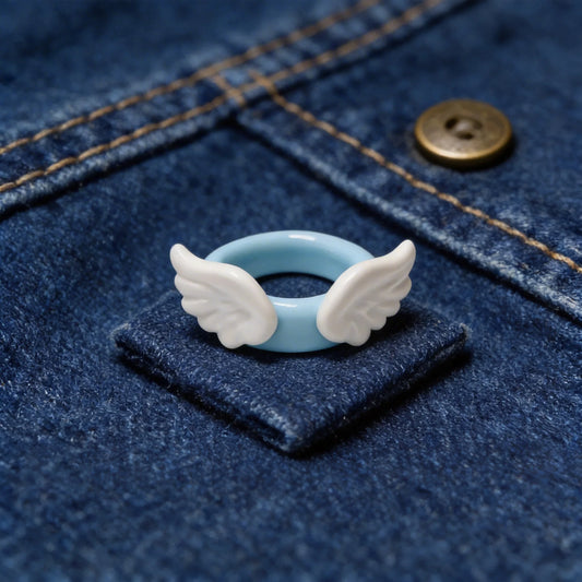 Angel Wing Band Rings