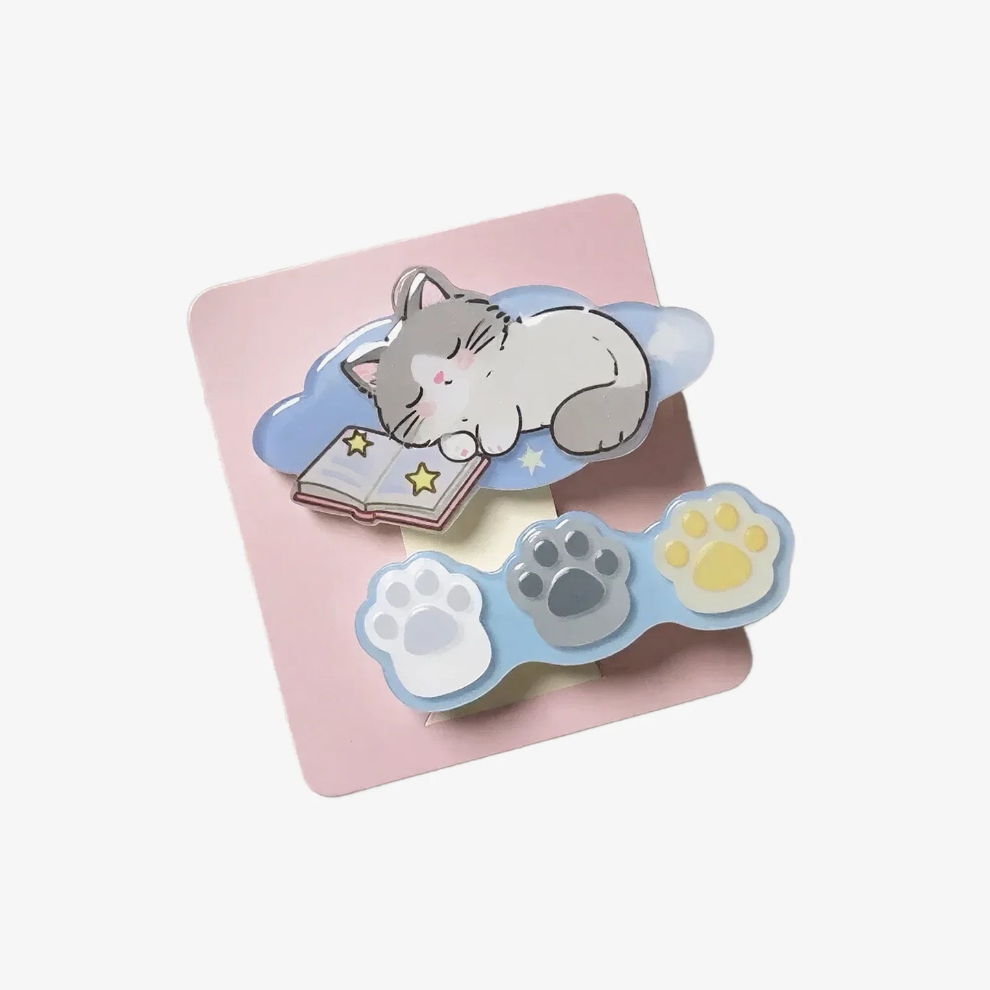 萌猫爪印发夹