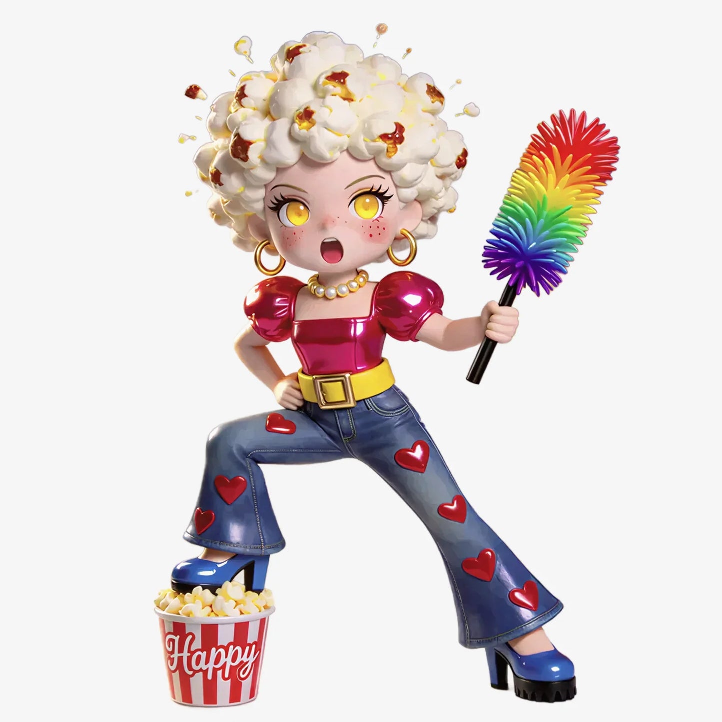 Popcorn Girl Figurines