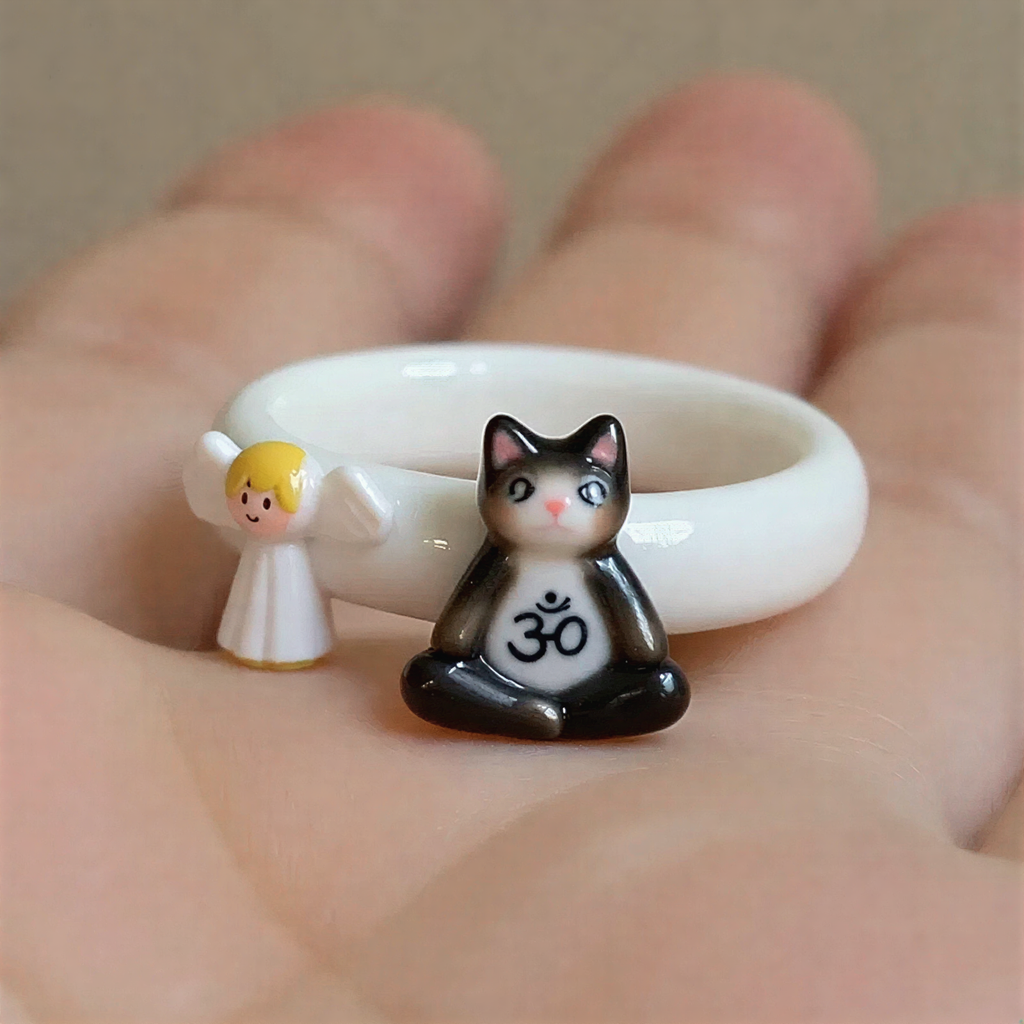 Angel Cat Ring
