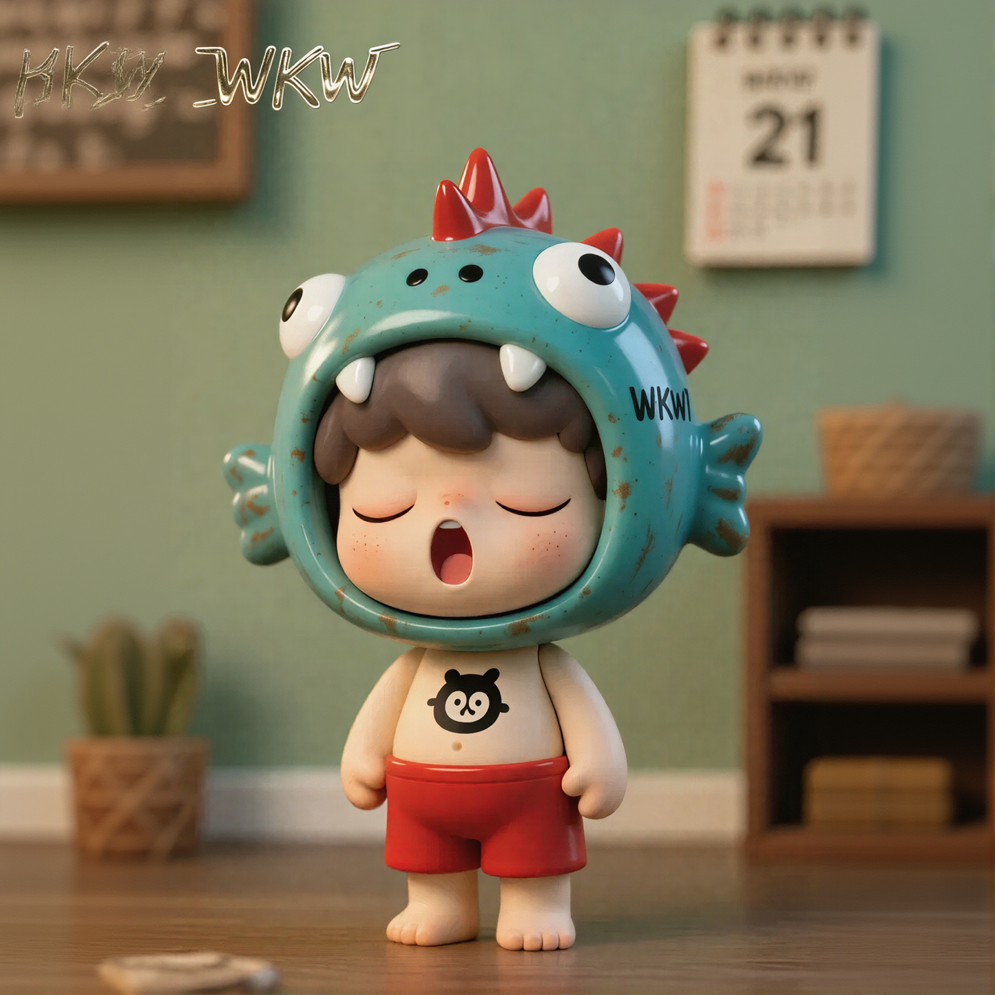 Cute Little Monster Figurine