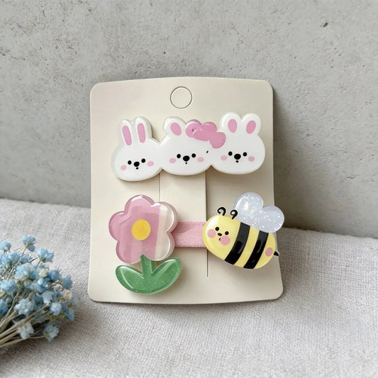 Cute Animal Flower Hair Clip