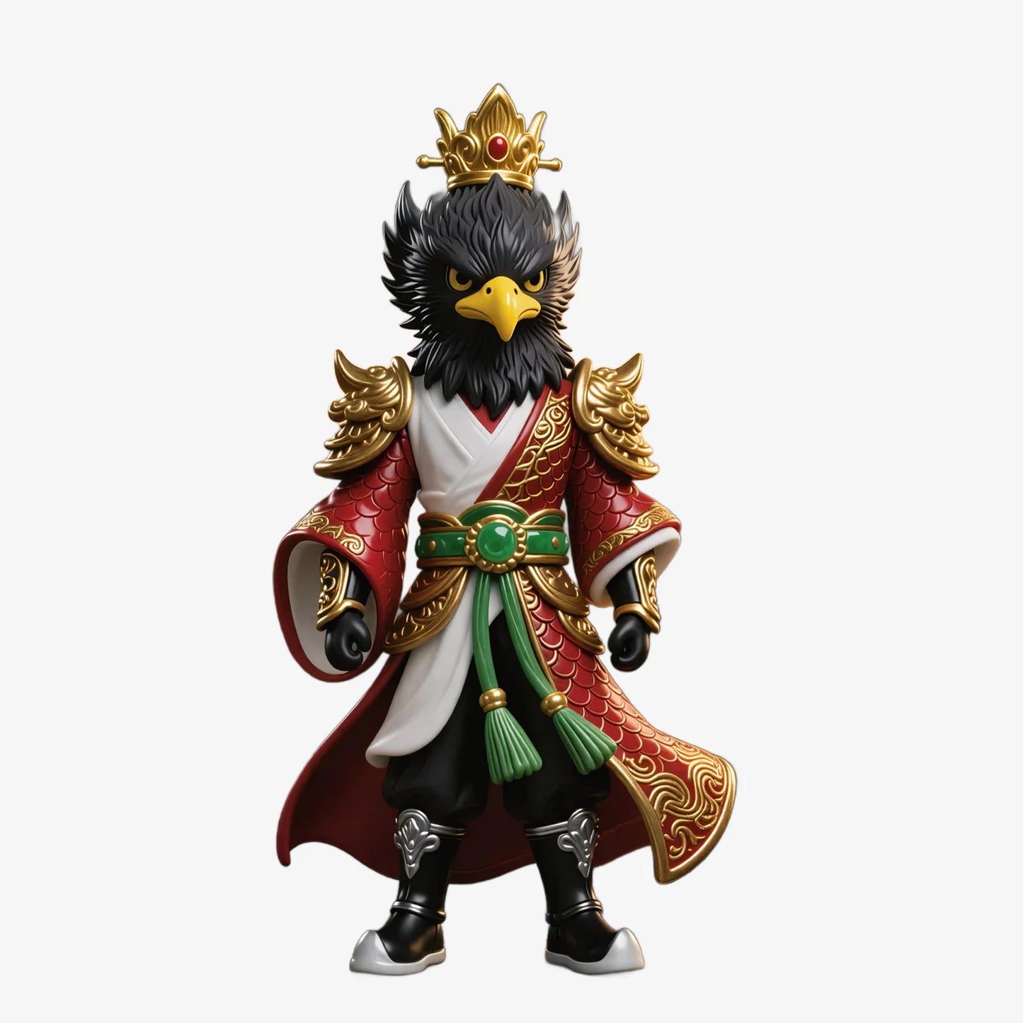 Eagle Shape Ancient Character Figurine