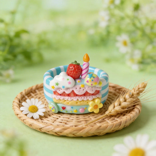 Colorful Cake Element Rings