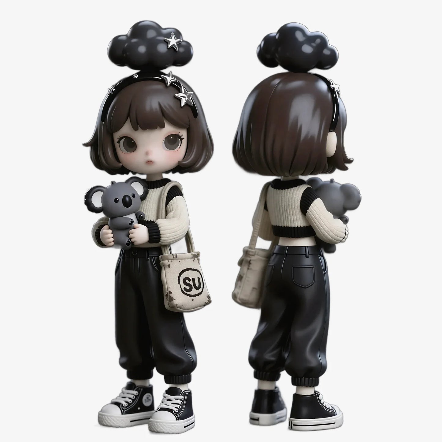 Cute Cloud Girl Figurine