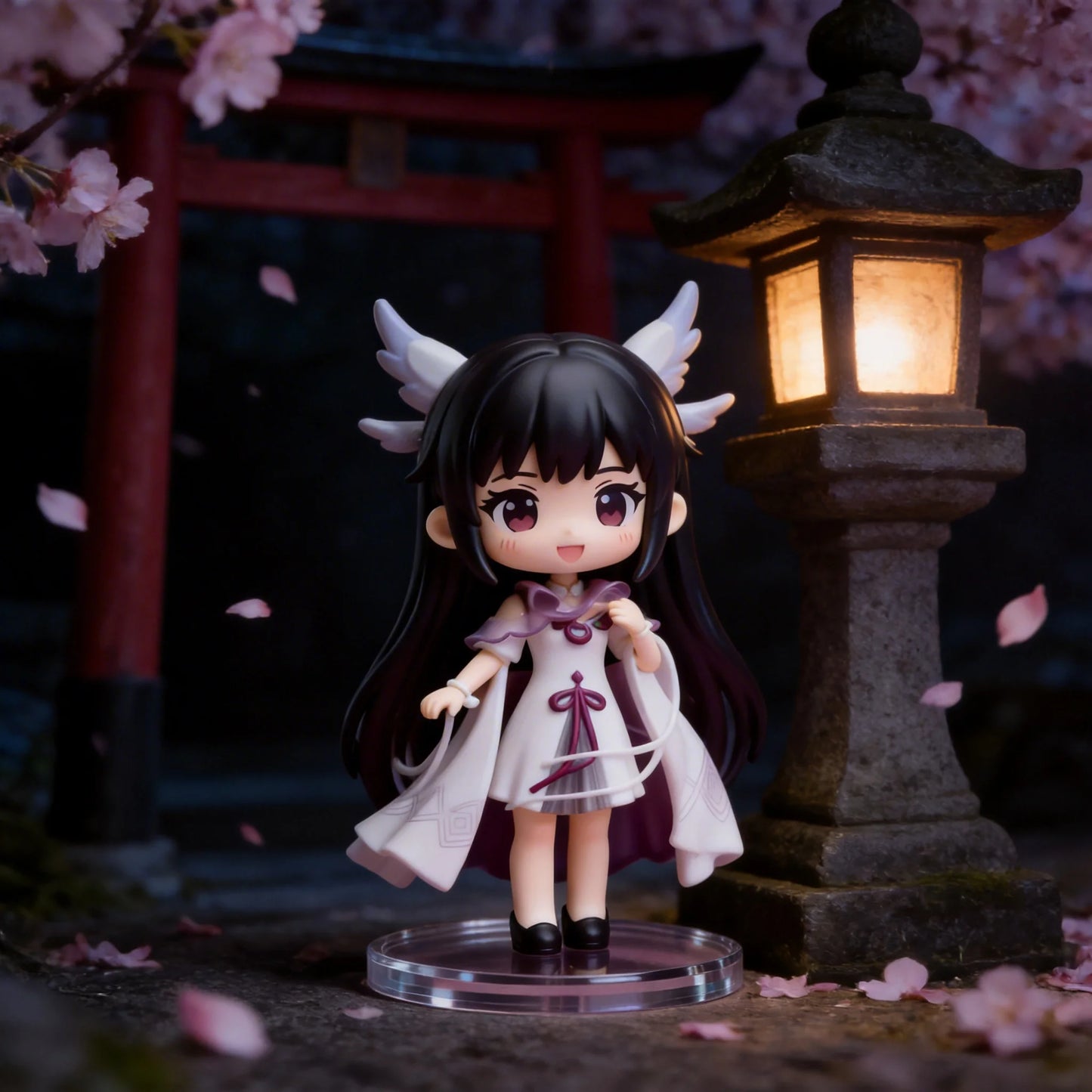 Sakura Shrine Anime Girl Figurine
