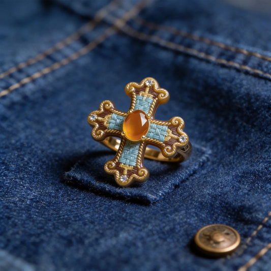 Cross Ornate Rings