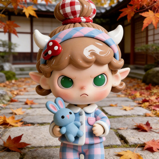 Check Pajamas Elf Figurine