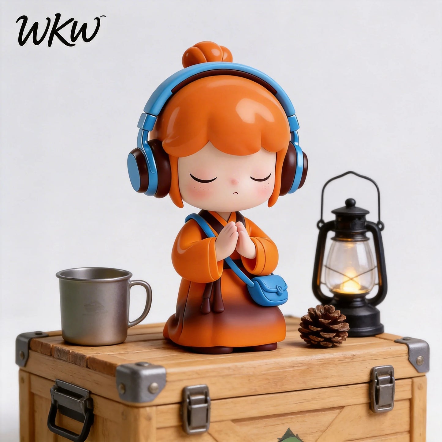 Ancient Style Music Girl Figurine