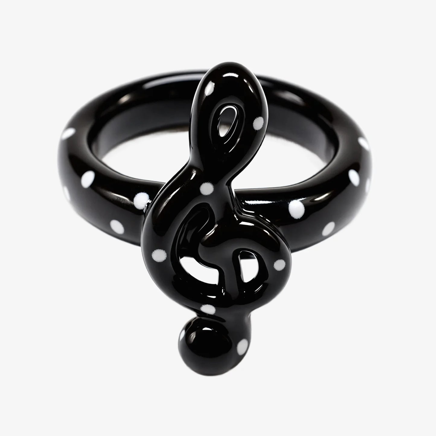 Music Note Polka Dot Rings