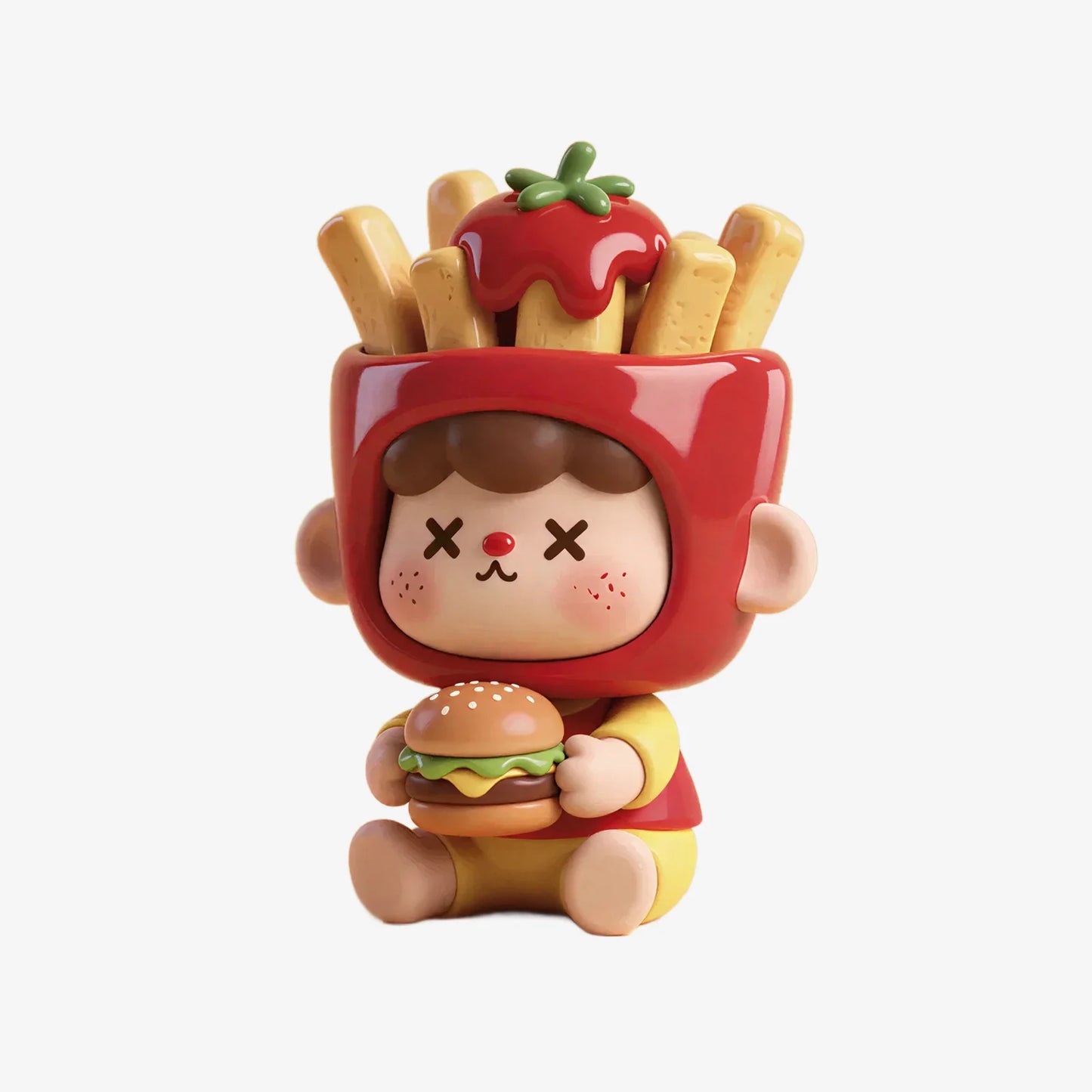 Fries Hamburger Cute Figurine