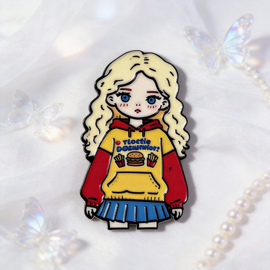 Cute Food Girl Fridge Magnet