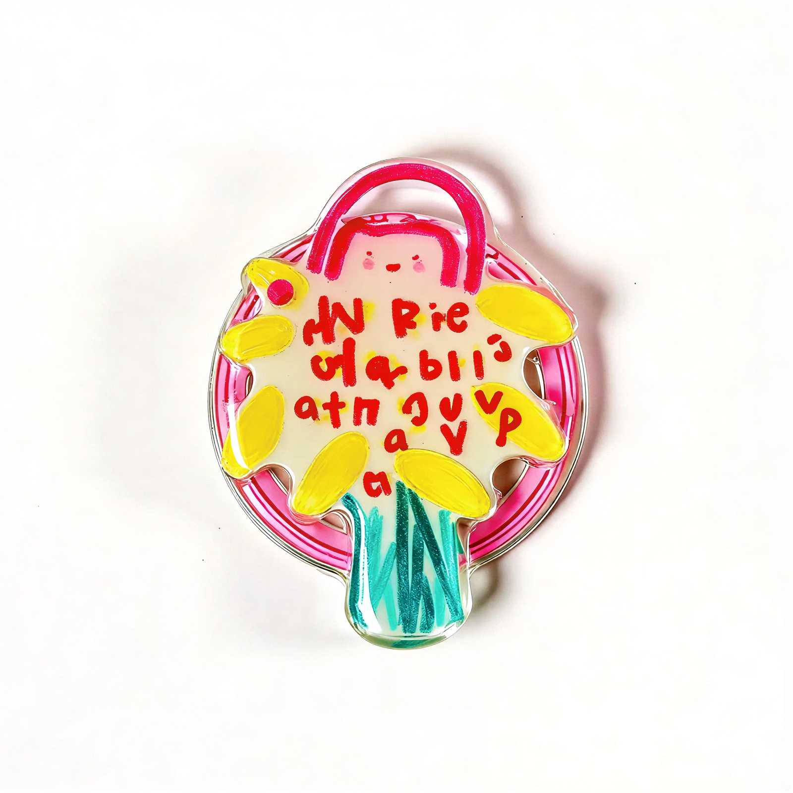 Cute Floral Style Phone Grip Stand