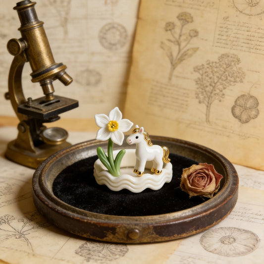 Pony Narcissus Ring